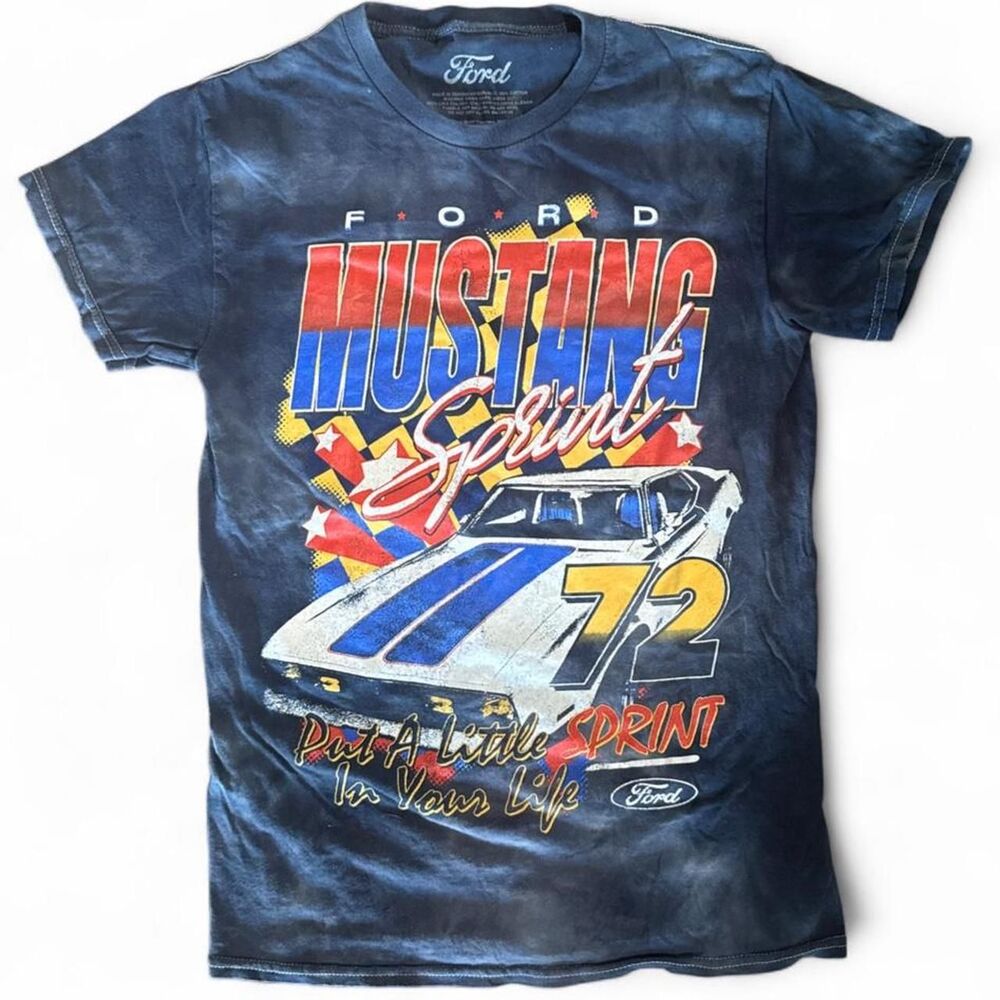 Ford Men's Navy and Blue T-shirt